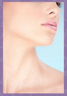 stock image of neck line